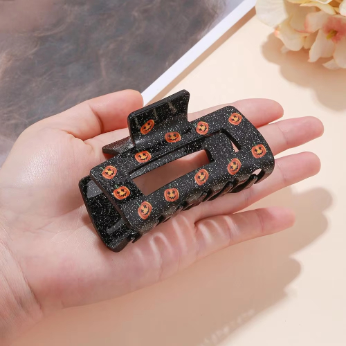 Halloween Cartoon Pumpkin Mickey Acetate Hair Claw