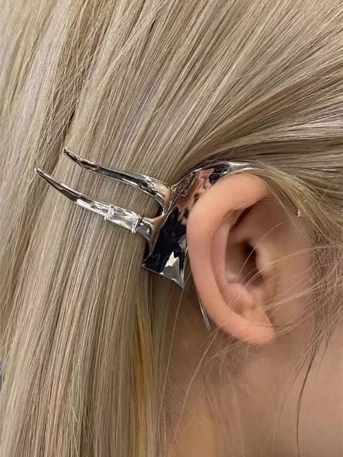 Cat Ear Hollow Ear Clips Earrings