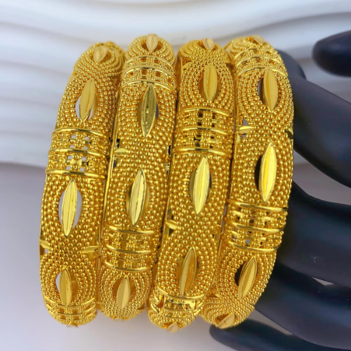 Luxury Dubai Gold Color Bangles Indian African Bracelets