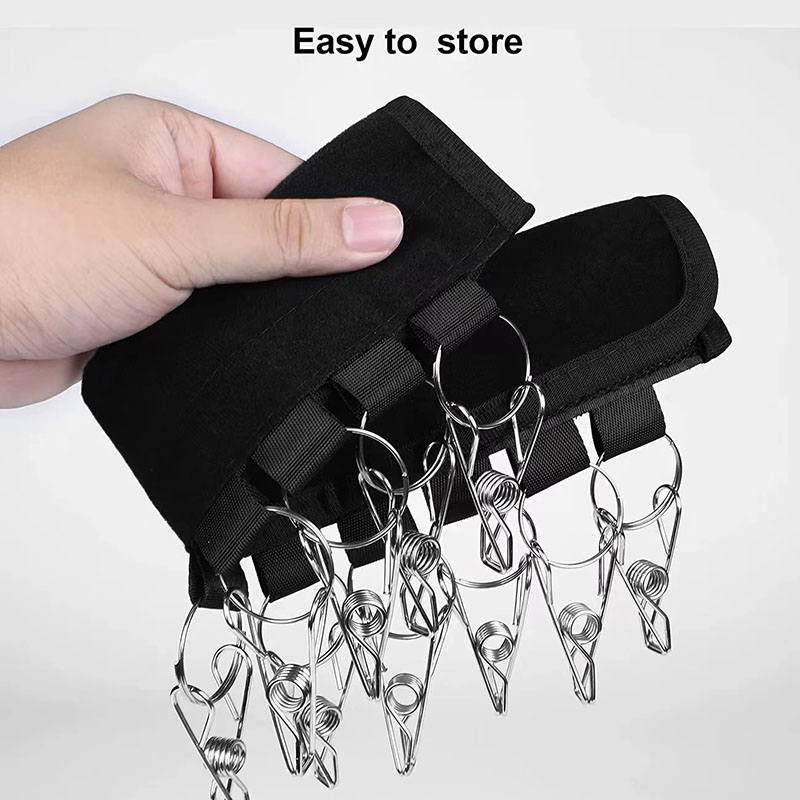 Foldable Baseball Rack Hat Towel Hanger Clip Rustproof Closet Baseball Organizer Hanging Rack Stainless Steel Clips 10 Clips
